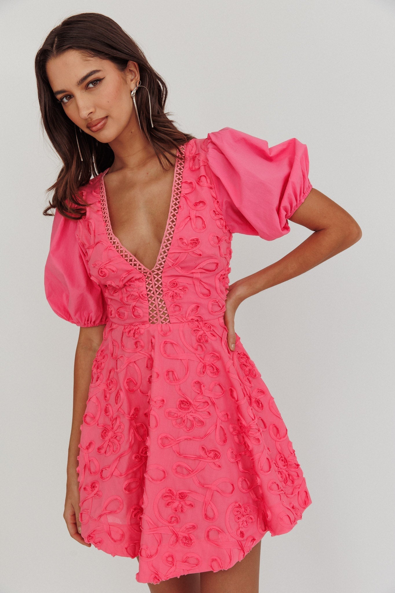 Samsara One-Shoulder Ruffle Maxi Dress